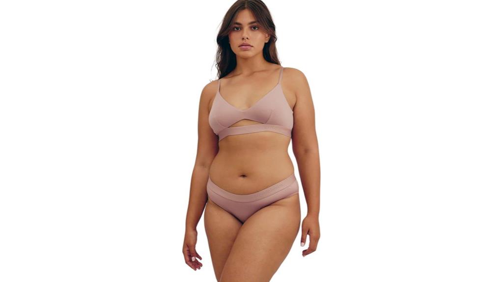 organic women s triangle bralette