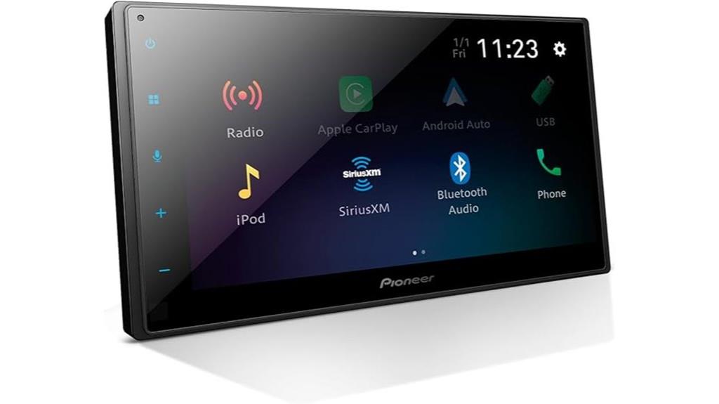 pioneer 6 8 inch bluetooth touchscreen