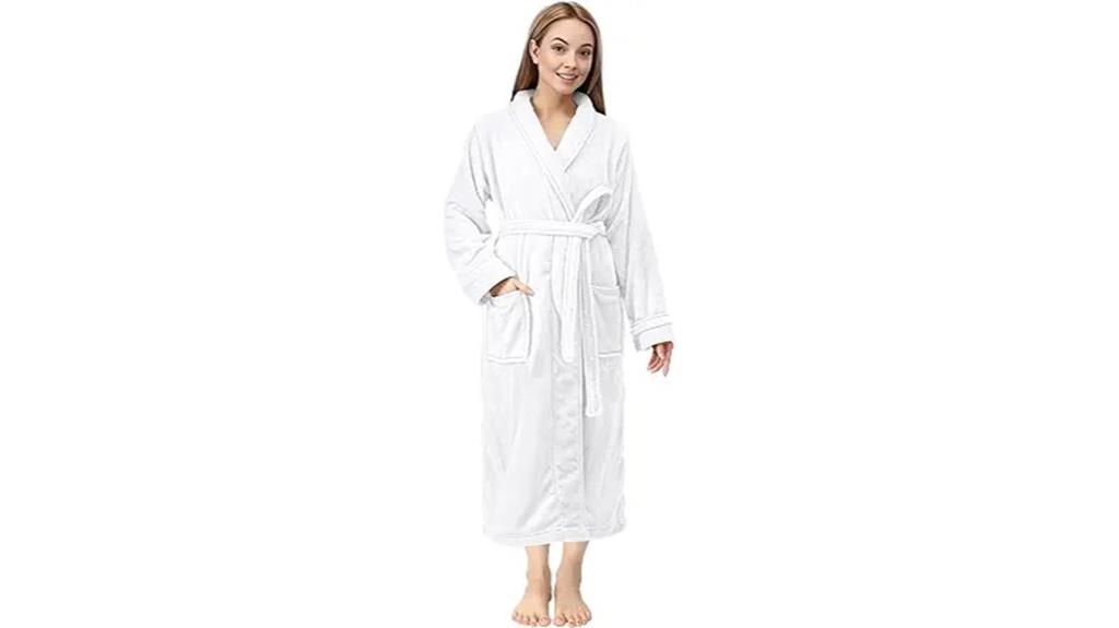 plush women s fleece robe