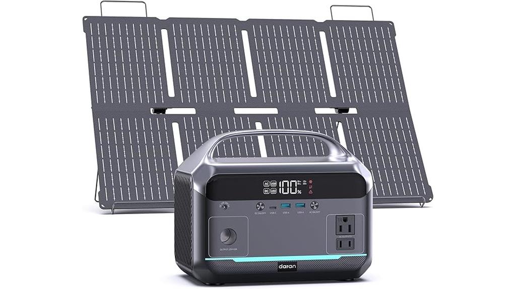 portable 600w power solar