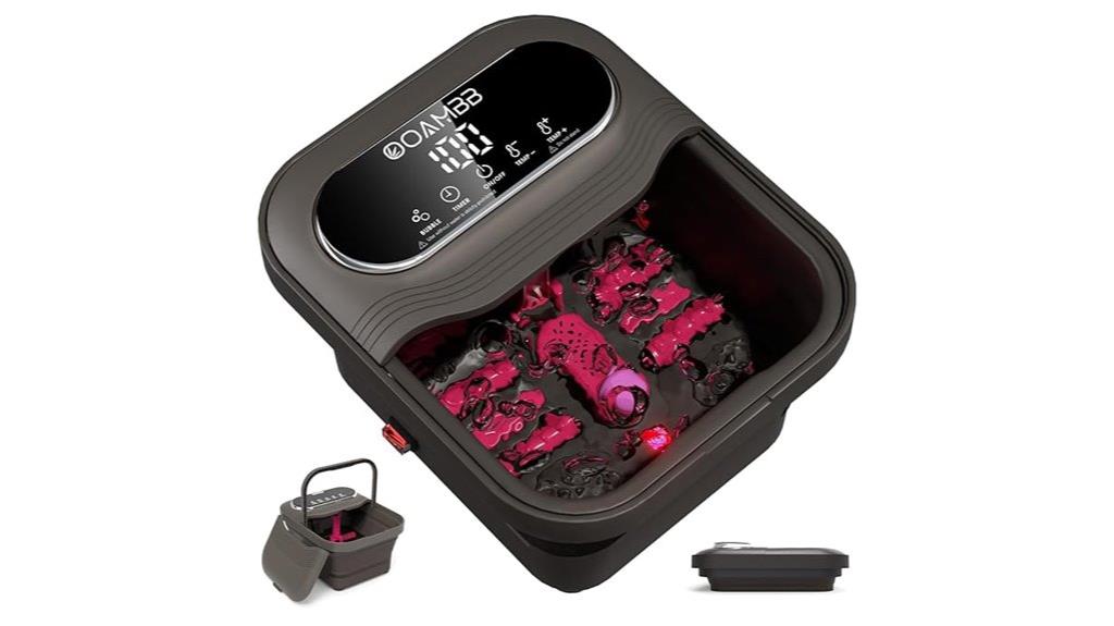 portable heated foot massager