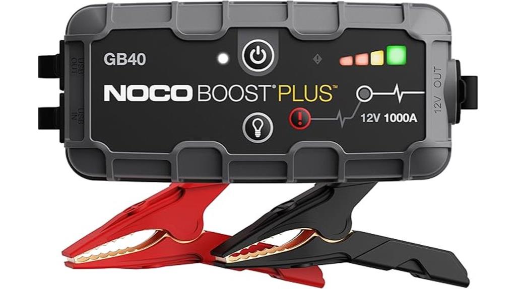 portable lithium battery booster