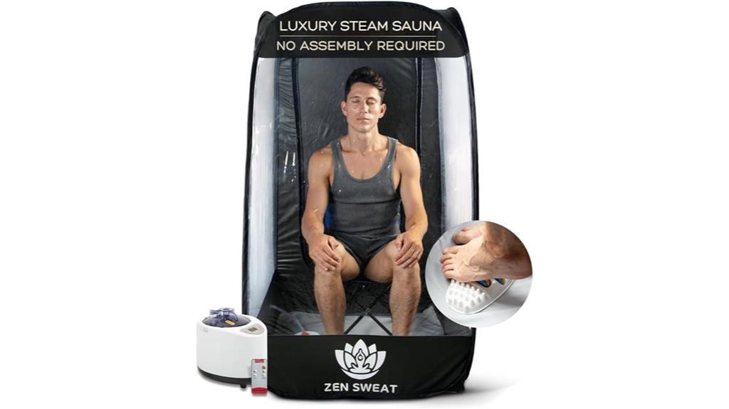 portable sauna with accessories