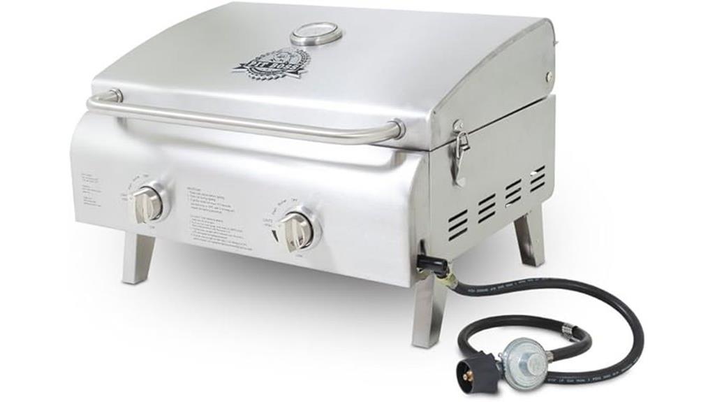 portable stainless steel grill