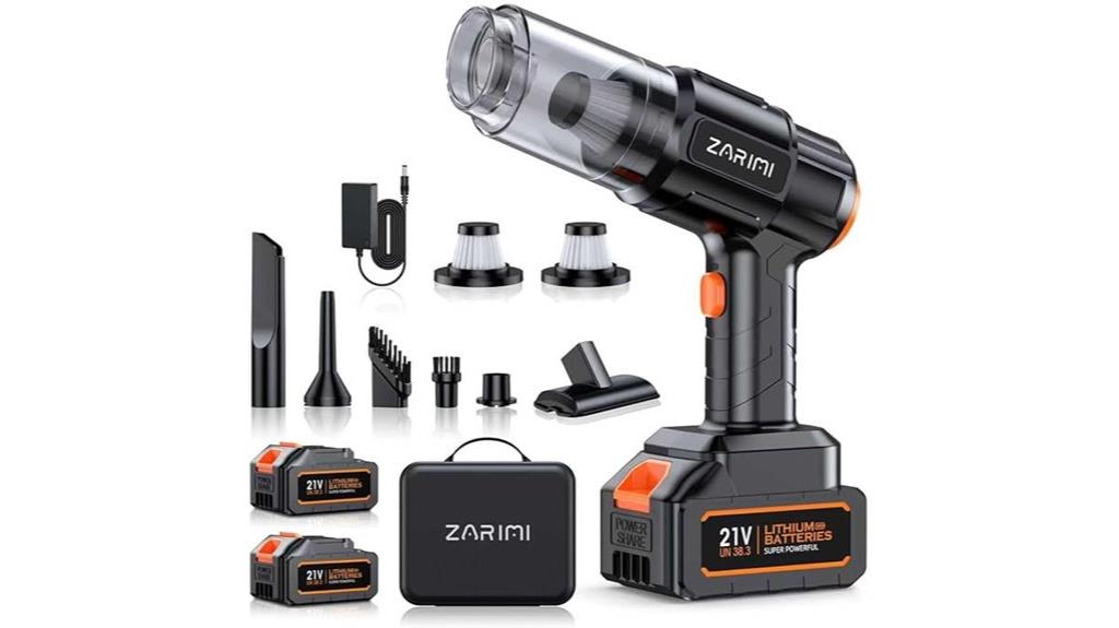 powerful cordless car vacuum