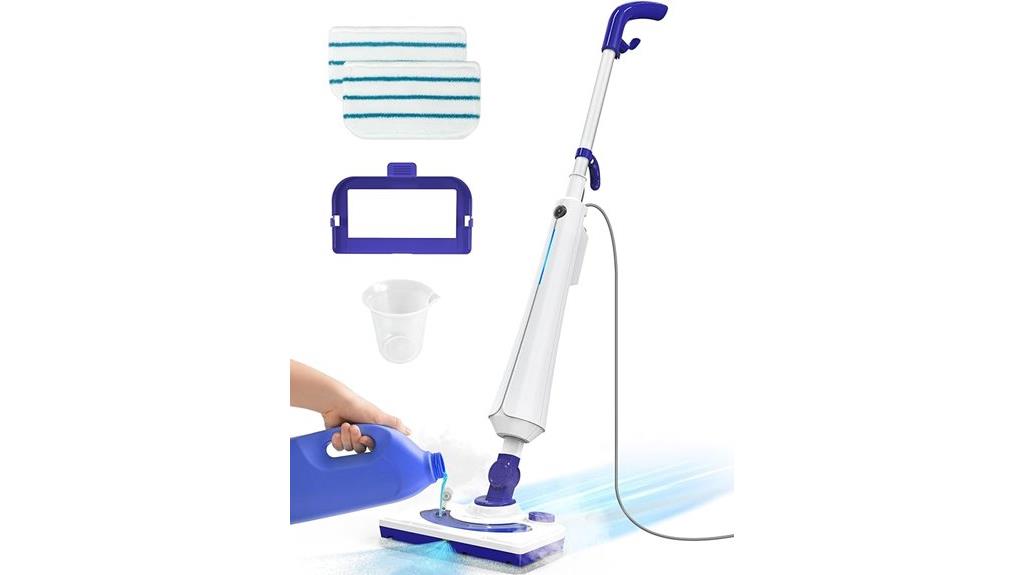 powerful steam cleaning device