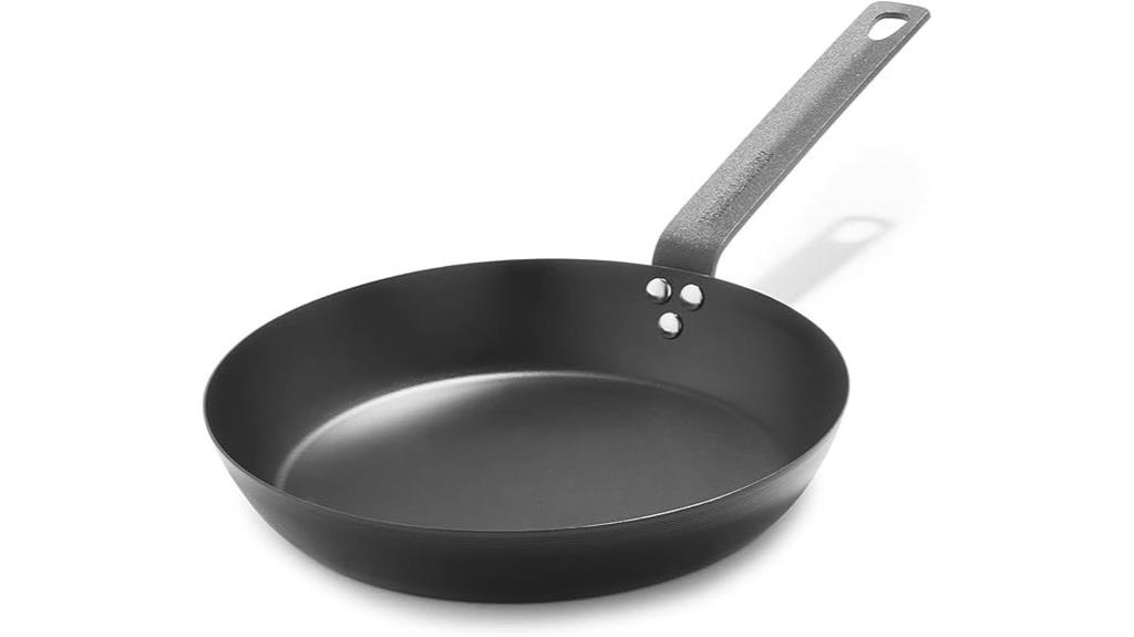 pre seasoned carbon steel pan