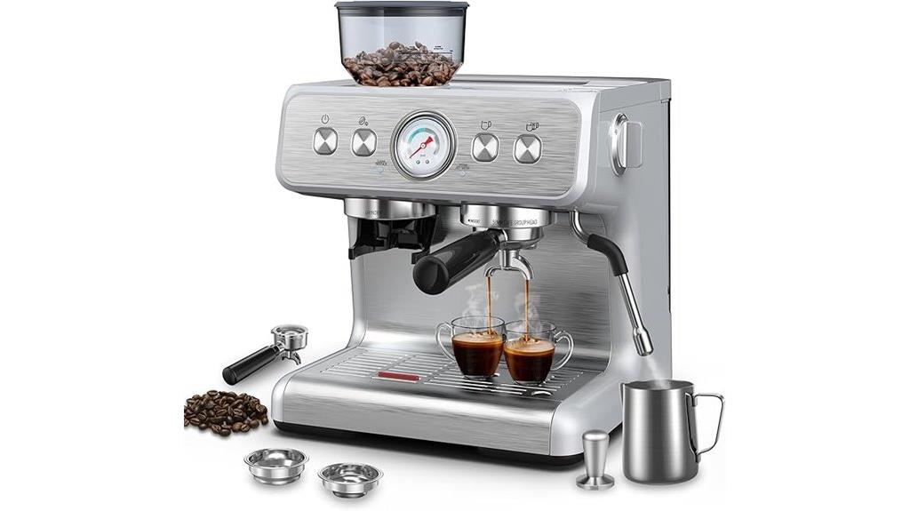 premium espresso machine features