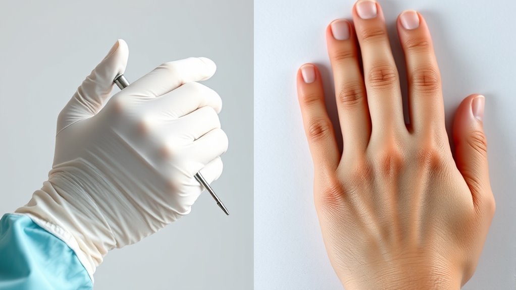 proper hand hygiene and gloves