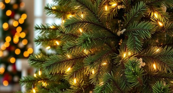 realistic pre lit christmas trees