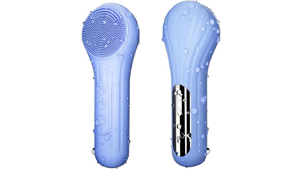 rechargeable silicone facial scrubber