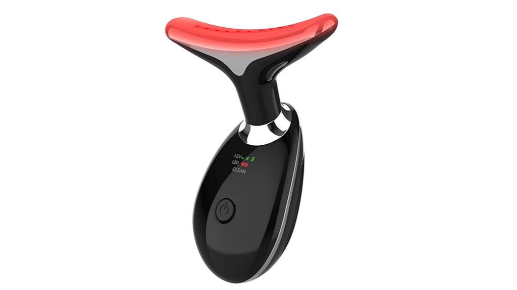red light facial massager