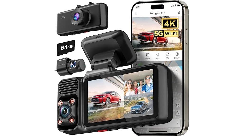 redtiger f17 4k dash cam