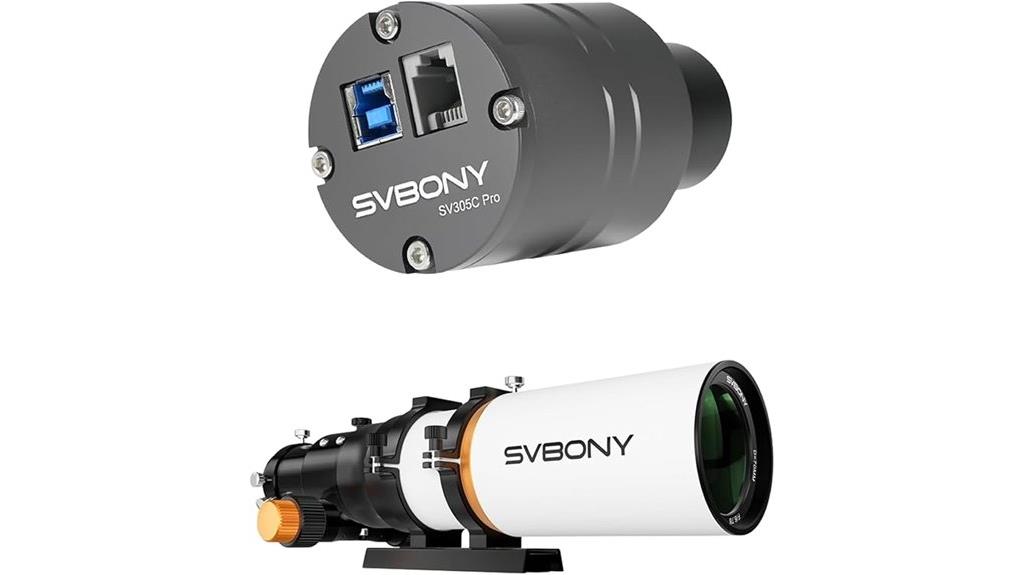 refractor telescope with camera