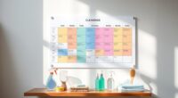 regular cleaning routines schedule