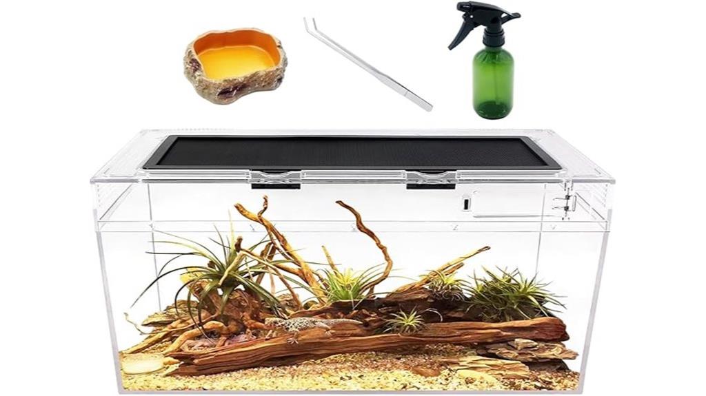 reptile tank 20x10x8