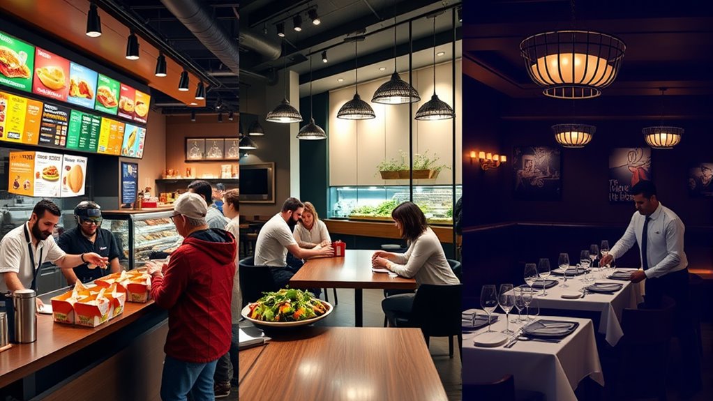 restaurant types and features