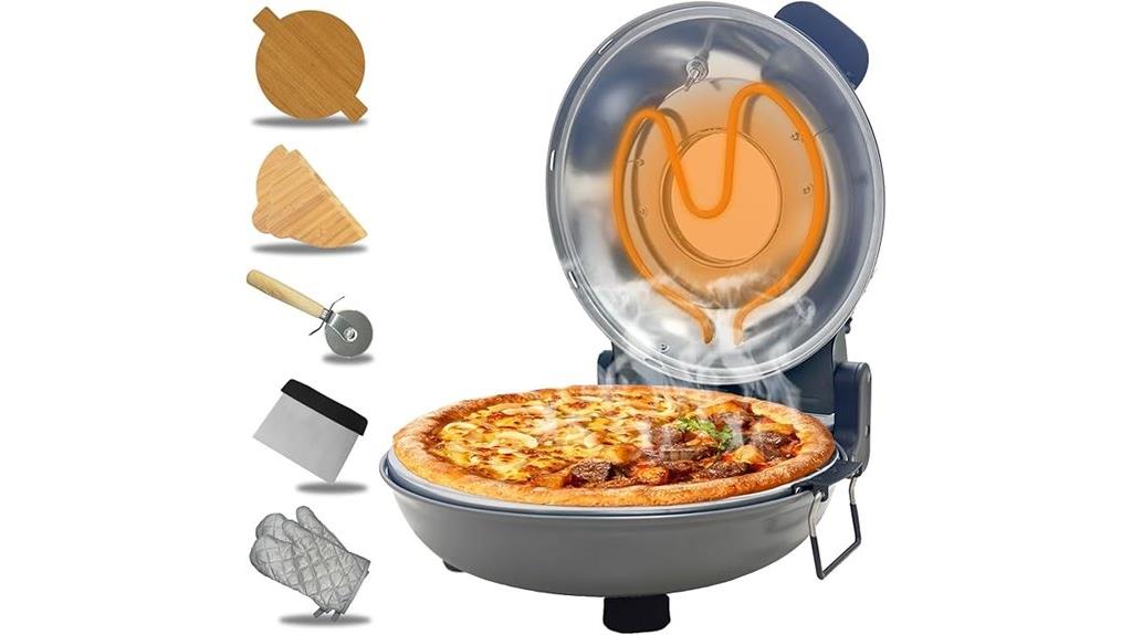 retro 12 inch indoor pizza