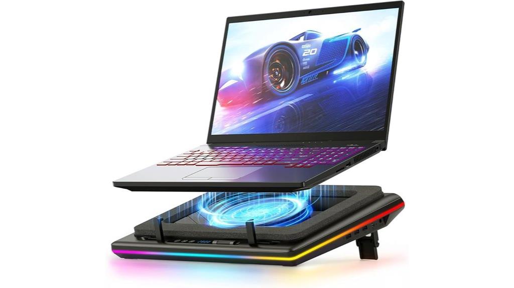 rgb laptop cooling pad