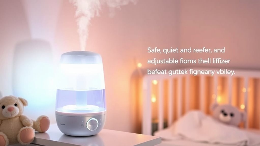 safe quiet adjustable humidifiers