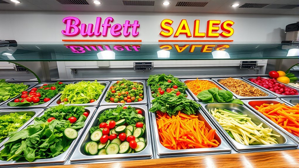 salad bar and buffet rules