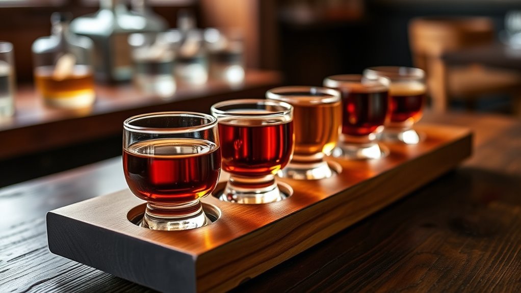 sample multiple drinks together