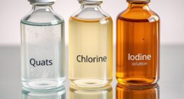 sanitizer types and concentrations