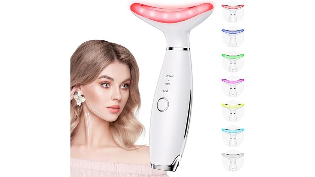 seven color facial massager