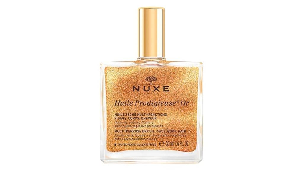 shimmering multi purpose body oil
