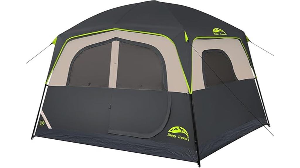 six person waterproof camping tent