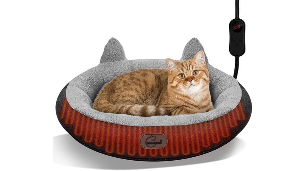 small heated cat bed