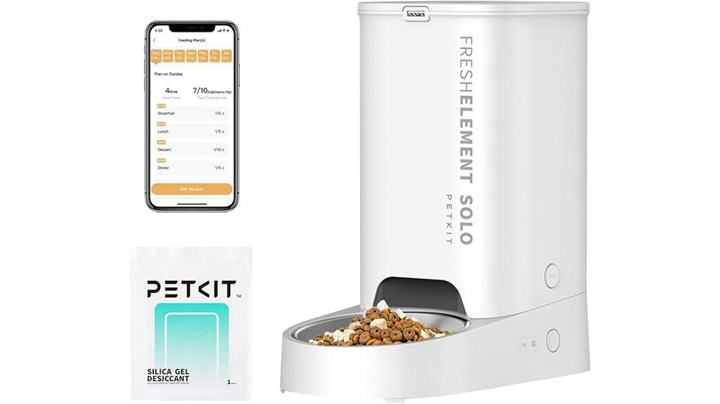 smart app controlled pet feeder