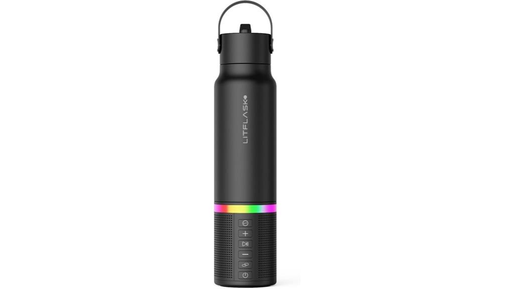 smart bottle with speakers