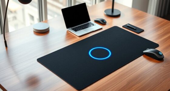 smart desk mats with wireless charging