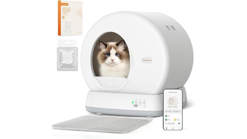 smart self cleaning litter box