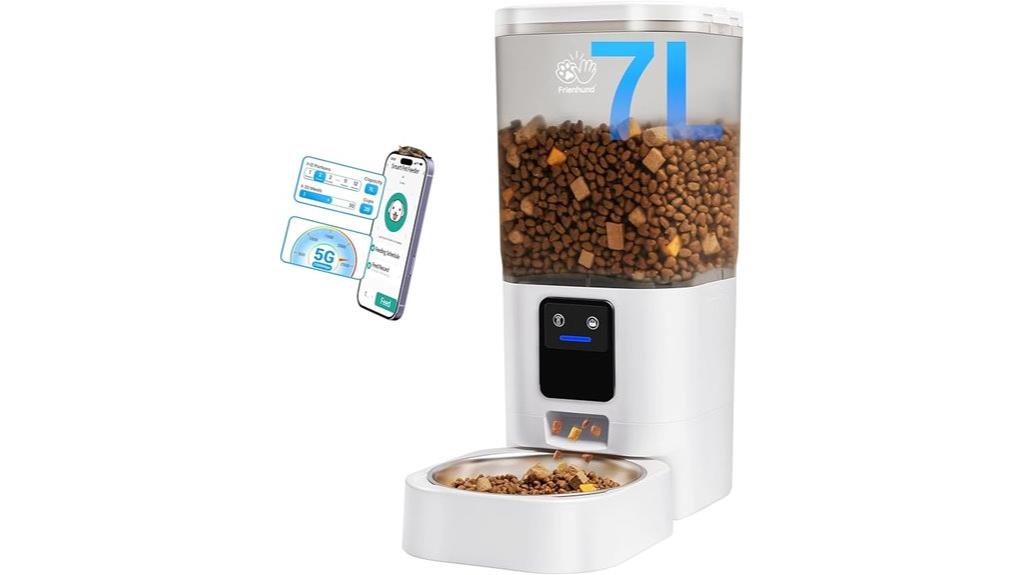smart wi fi cat feeder