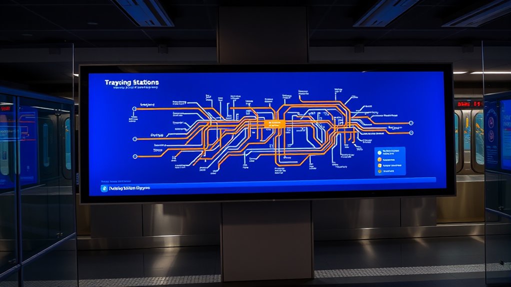 station layout visualization