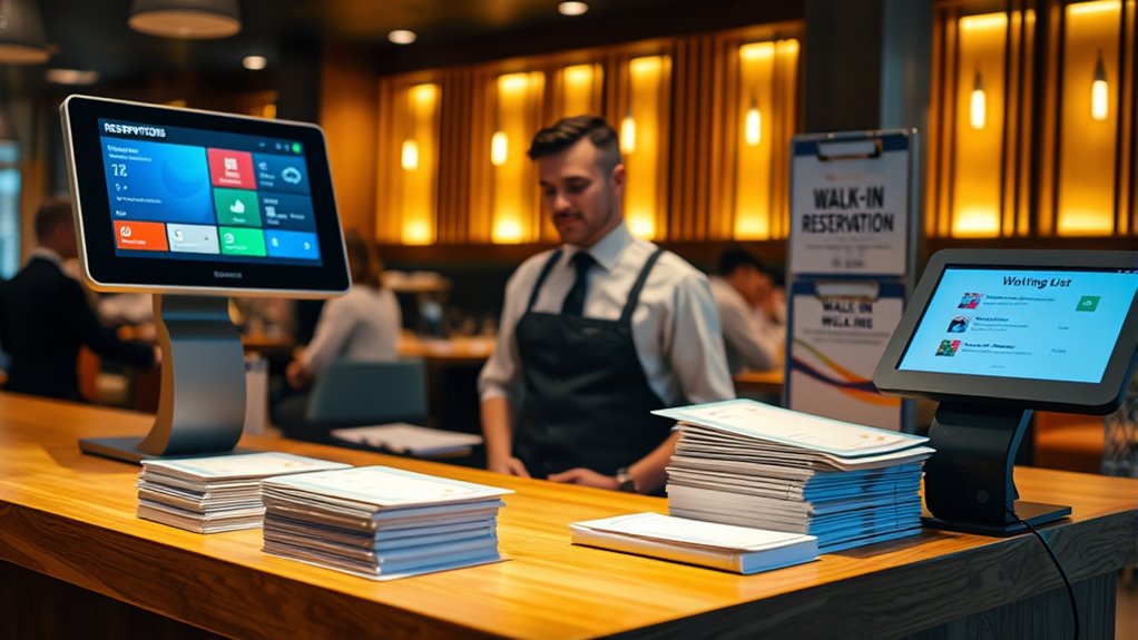 streamlined reservation and seating