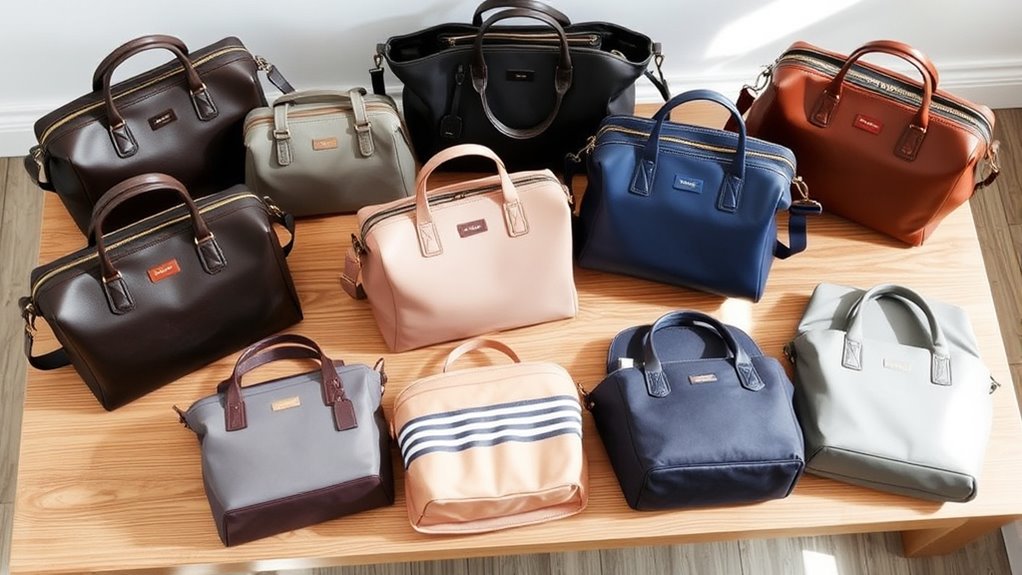 stylish functional diaper bags