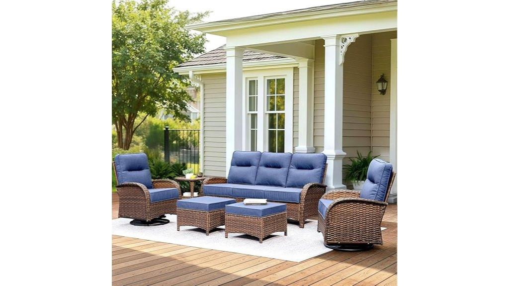 swivel rocker patio set
