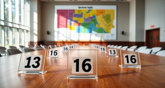 table numbering and section mapping