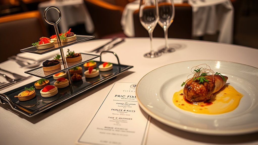 tasting vs prix fixe