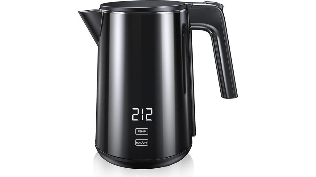 temperature controlled electric kettle