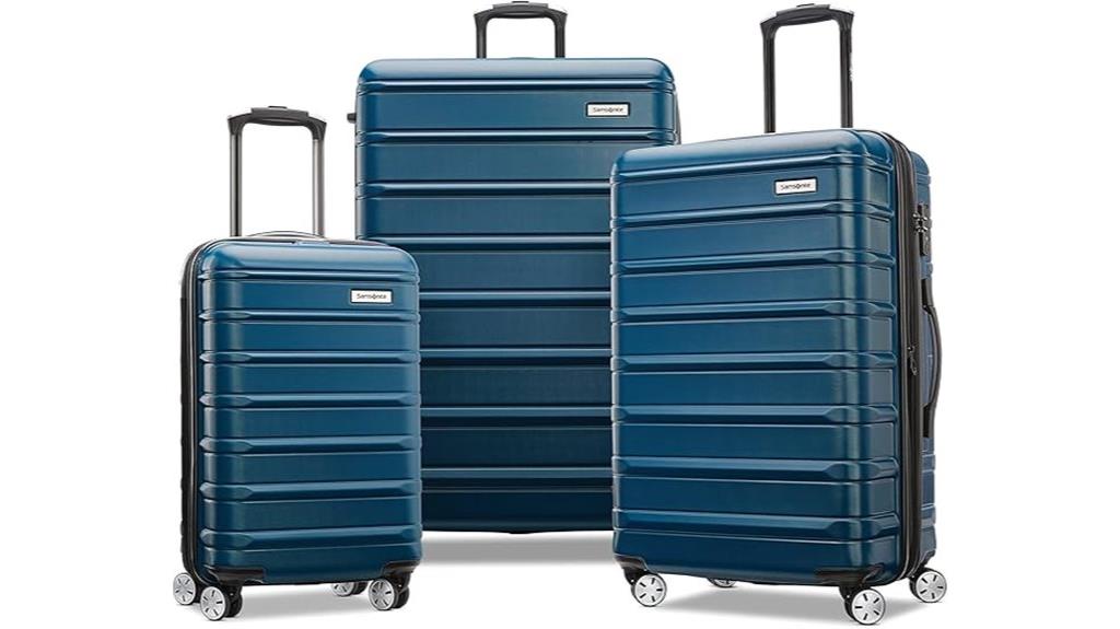 three piece hardside luggage set