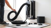 top central vacuum kit options