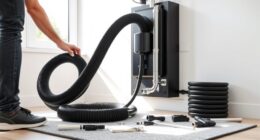 top central vacuum kit options