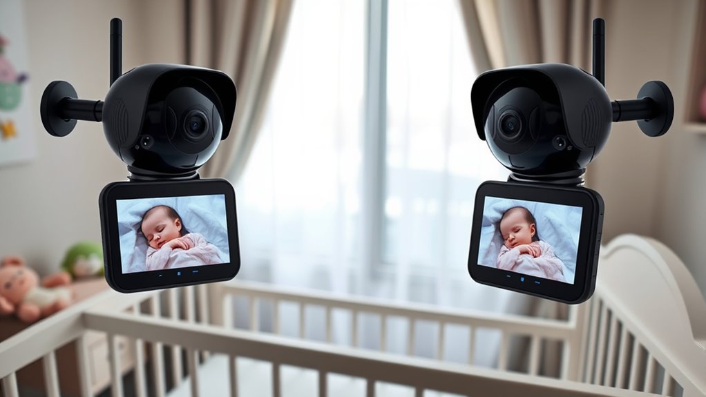 top dual camera baby monitors