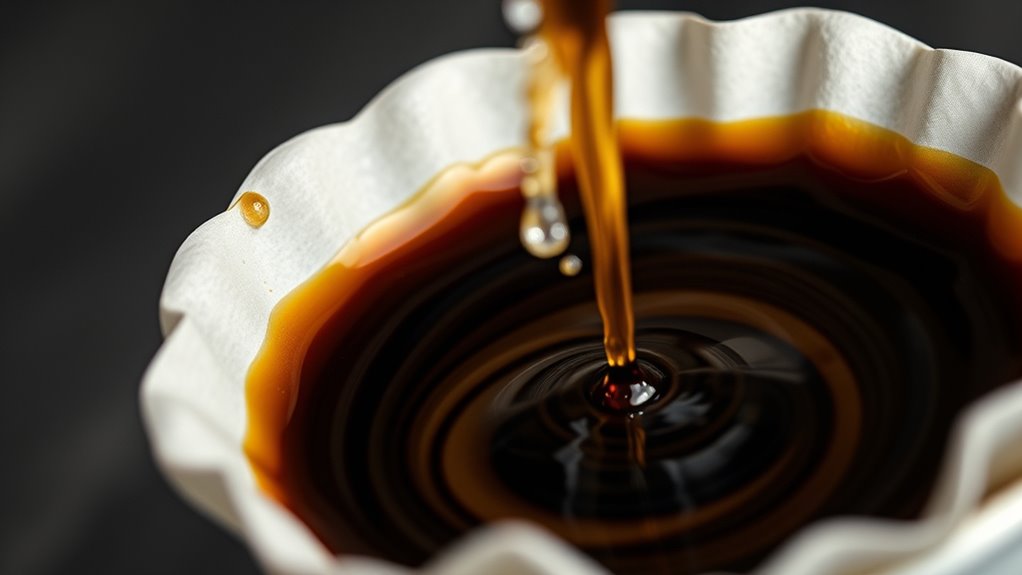 turbulence enhances pour over extraction