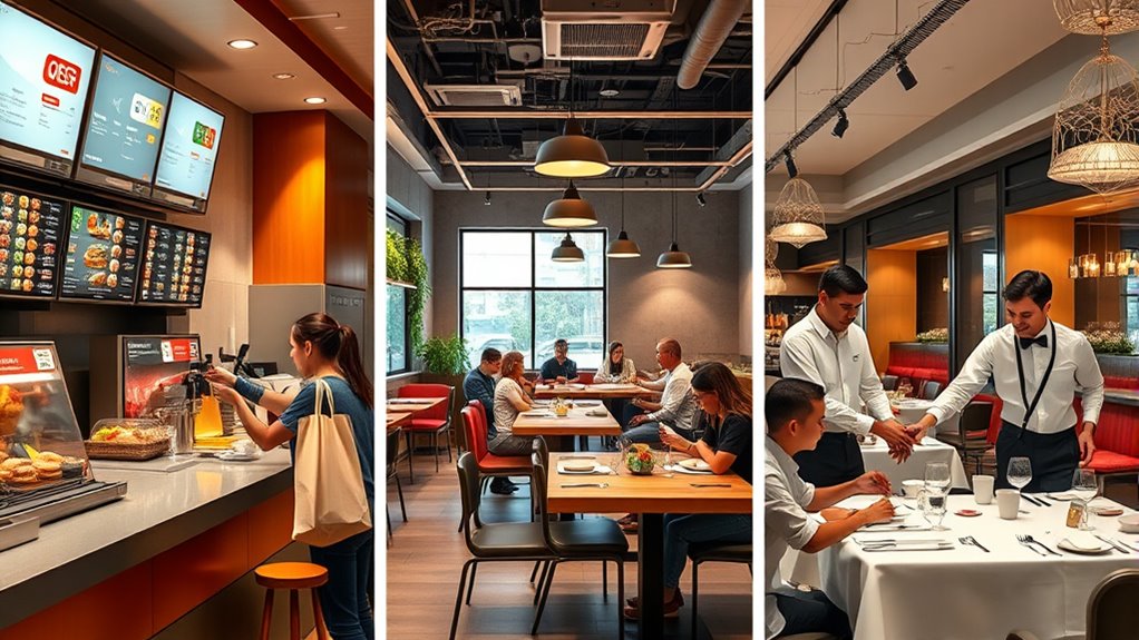 types of restaurant service