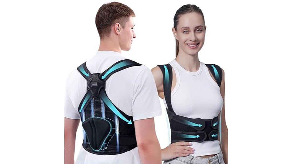 unisex back support brace